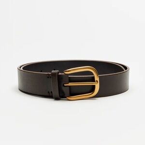 Distressed Leather Belt Cinnamon  - Size 32